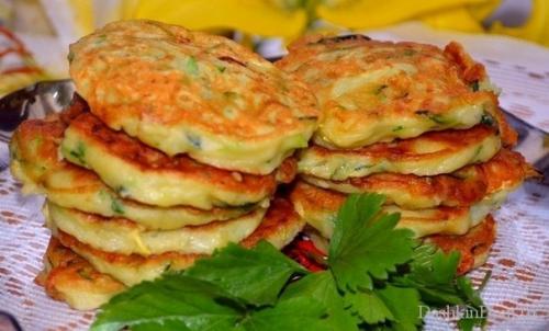 Кабачковые оладьи.

Оладушки кто же их не любит?  