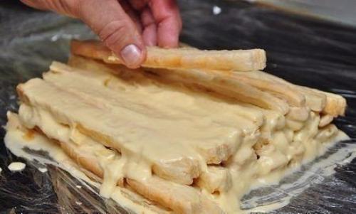 Торт Слоеное Полено. 04 Торт Слоеное Полено. 04