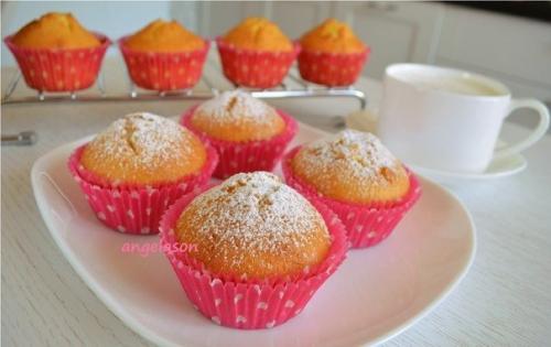 Ароматные и нежные апельсиновые кексы. 

