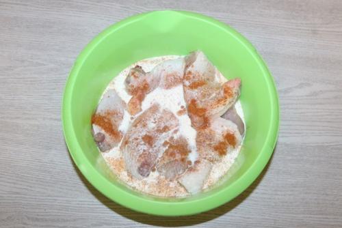 Картофель с курицей в сливках. 02