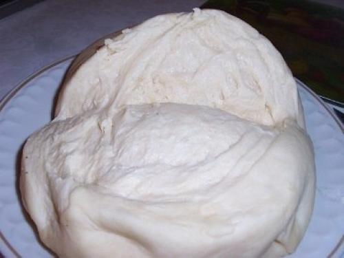 Тесто на кефире для пирожков, без дрожжей. 08 Тесто на кефире для пирожков, без дрожжей. 08