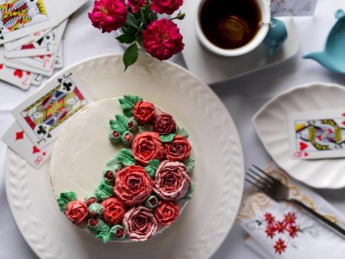 Миндальный торт с клубникой. 07 Миндальный торт с клубникой. 07