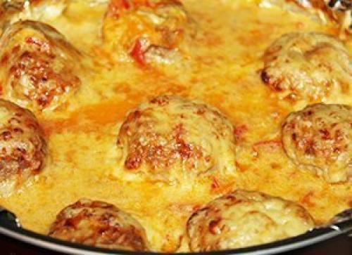 Тефтели запеченные в духовке в сметанном соусе. 07 Тефтели запеченные в духовке в сметанном соусе. 07