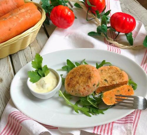 Морковные котлеты.  Потребуется: