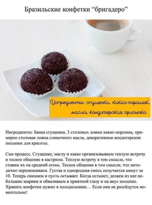 Лучшие рецепты домашних конфет. 01