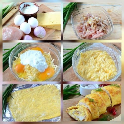 Вкуснейший куриный рулет.

