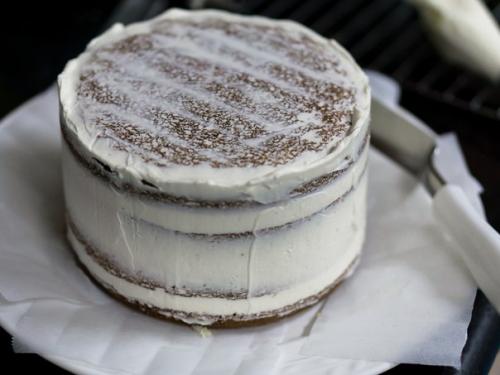 Миндальный торт с клубникой. 05 Миндальный торт с клубникой. 05