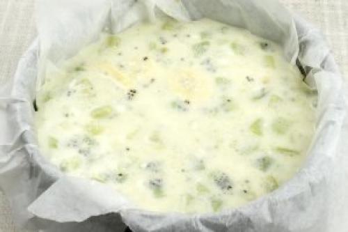 Йогуртовый Низкокалорийный Торт с Киви и Бананом. 04