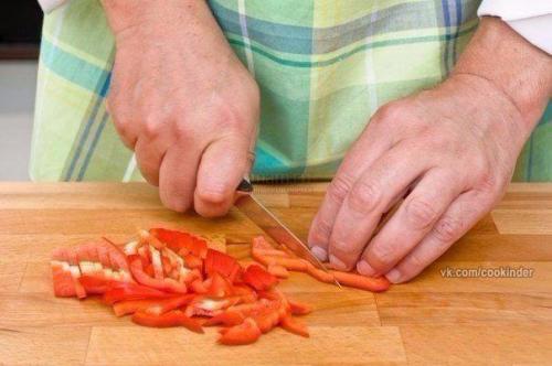 Куриное Филе в сливках с перцем. 01