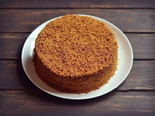 Вкусный и многим полюбившийся торт Рыжик. 06