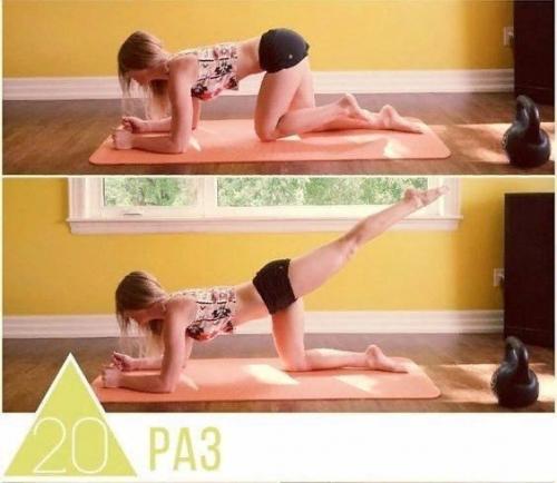 10-Минутная тренировка для упругих ягодиц уже через 2 недели! 01