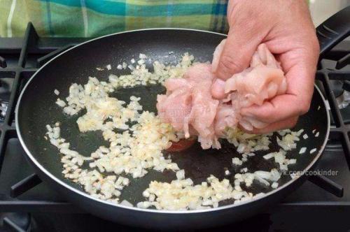 Куриное Филе в сливках с перцем. 04