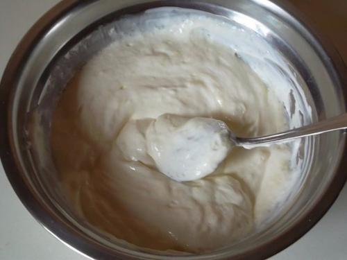 Заливной пирог с зелёным луком и яйцом. 05