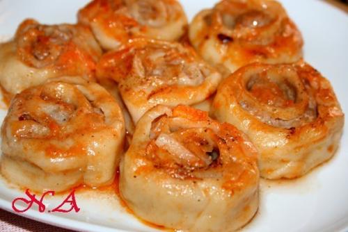 Штрумбы кубанские.

Штрумбы, это блюдо для тех, кто любит пельмени, но ленится лепить их.  