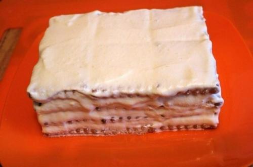 Торт из печенья и творога? 05