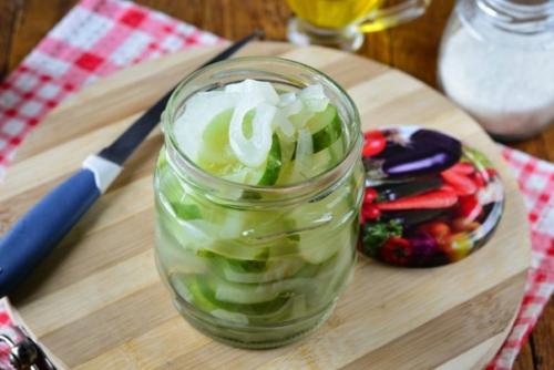 Огурцы на зиму с маслом. 02