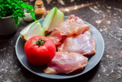 Чахохбили лазерсона.  Ингредиенты: 01