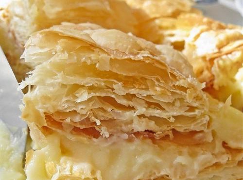 Торт Наполеон с апельсиновым кремом. Торт Наполеон с апельсиновым кремом.