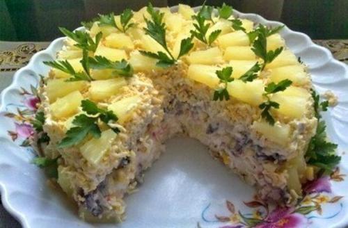 Торт - салат Чудо - Слойка?