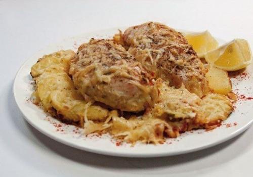 Куриные грудки, запеченные в сливках под сыром?