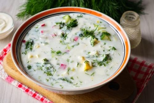 Окрошка на квасе. 02