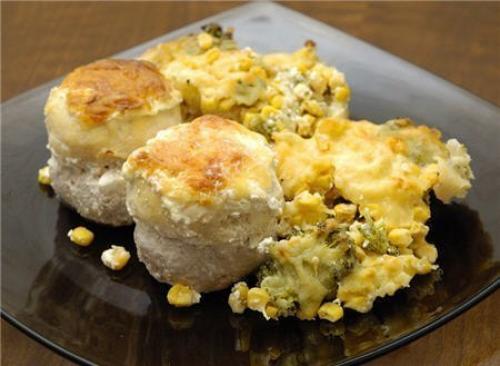 Куриные шарики с сыром.