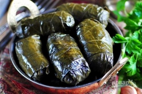 Долма из маринованных листьев. Долма из маринованных листьев.