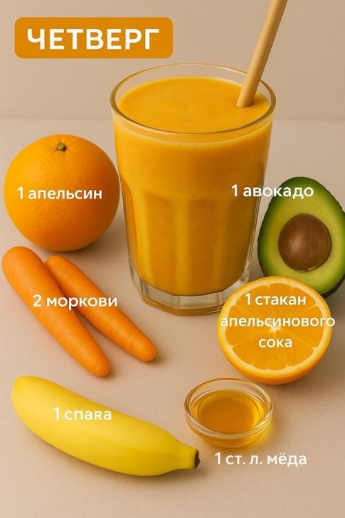 Еженедельный план полезных смузи! 03 Еженедельный план полезных смузи! 03