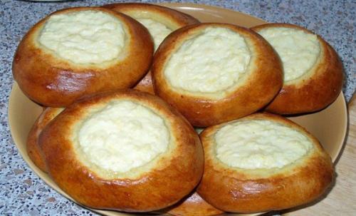 Пышные, вкусняшные ватрушечки домашние. 01