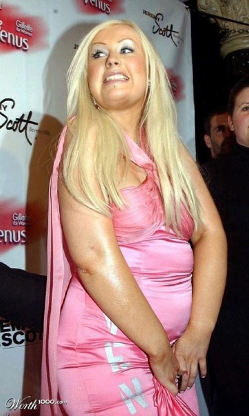 Кристина агилера до и после похудения. 01