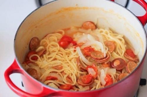 Супер - спагетти.  Количество порций: 6 шт. 03