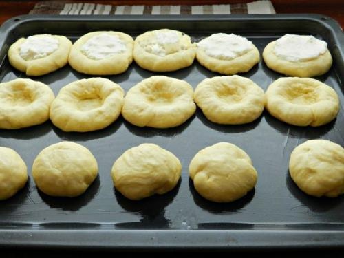 Пышные, вкусняшные ватрушечки домашние. 02