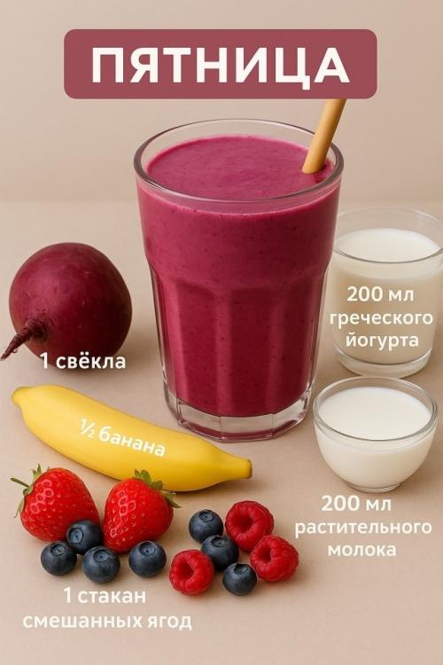 Еженедельный план полезных смузи! 04 Еженедельный план полезных смузи! 04