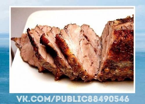 Отличная идея!  Запеченная в горчице свинина.