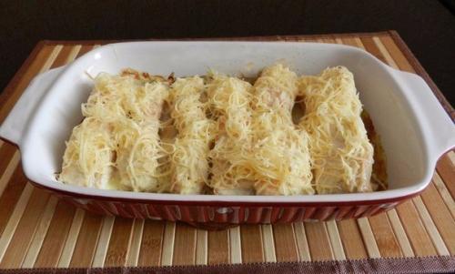 Запечённая сёмга с сыром. 04 Запечённая сёмга с сыром. 04