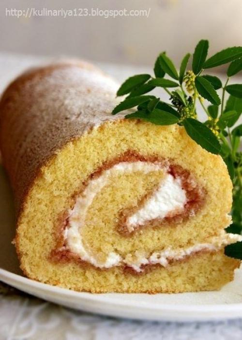 Рулет или рецепт очень удачного бисквита.
