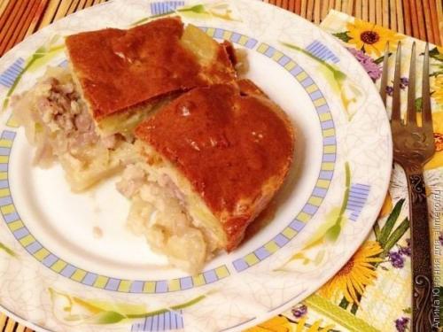 Мясной пирог ХРИЗАНТЕМА. Ингредиенты Мясной фарш (свинина, говядина) - 500 г. Мясной пирог ХРИЗАНТЕМА. Ингредиенты Мясной фарш (свинина, говядина) - 500 г.