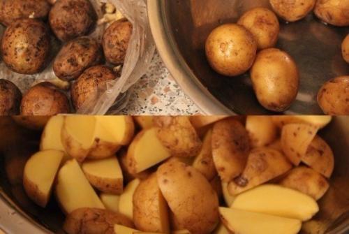 Картофель Айдахо. Популярное американское блюдо - печеная картошка с хрустящей корочкой. 01 Картофель Айдахо. Популярное американское блюдо - печеная картошка с хрустящей корочкой. 01