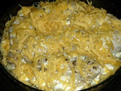 Картошка с куриными ножками в духовке. 05