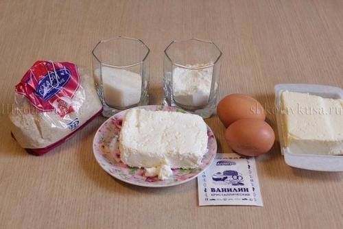 Творожная запеканка.   Ингредиенты: 01 Творожная запеканка.   Ингредиенты: 01