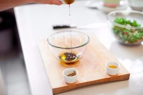 Салат с кусочками семги. 04