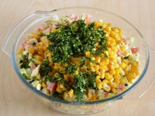 Салат Снежный Краб. 02 Салат Снежный Краб. 02