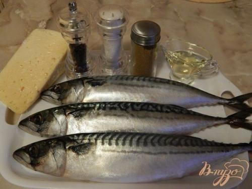 Скyмбрия под сыром в дyxовке. 01