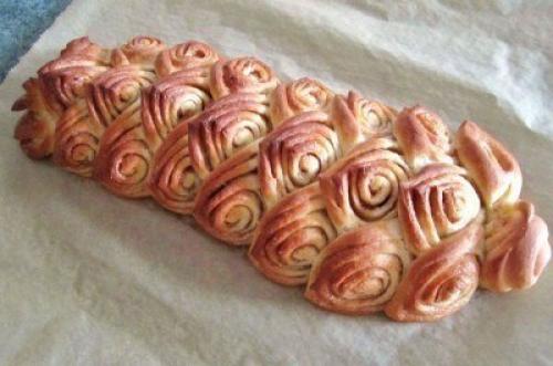 Рулет - плетёнка.   Тесто: 07 Рулет - плетёнка.   Тесто: 07