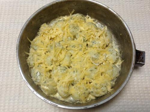 Картофель под сметанным соусом. 06