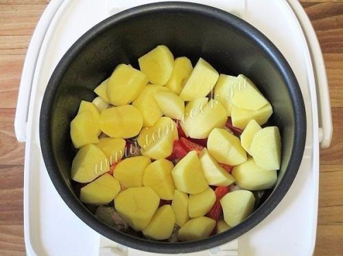 Жаркое в мультиварке.  Ингредиенты: 06 Жаркое в мультиварке.  Ингредиенты: 06