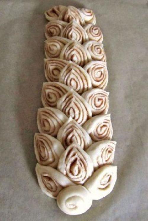 Рулет - плетёнка.   Тесто: 06 Рулет - плетёнка.   Тесто: 06