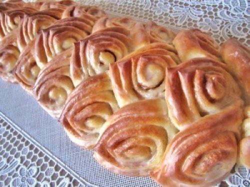 Рулет - плетёнка.   Тесто: 08 Рулет - плетёнка.   Тесто: 08
