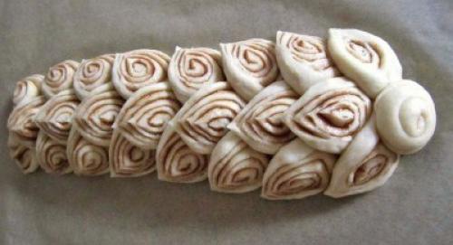 Рулет - плетёнка.   Тесто: 05 Рулет - плетёнка.   Тесто: 05