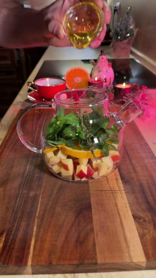 Вкусный зимний чай безумно. 04